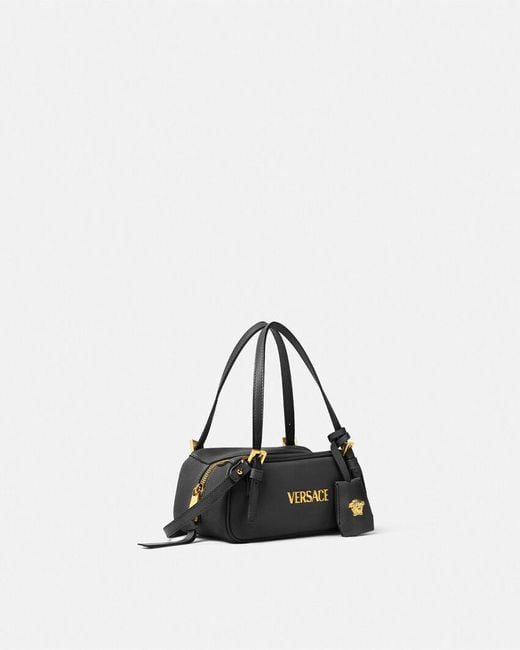 Versace Black Tag Bowling Zipped Mini Bag