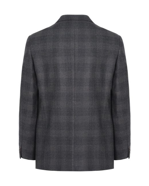 Giorgio Armani Black Long-Sleeved Suit Jacket for men