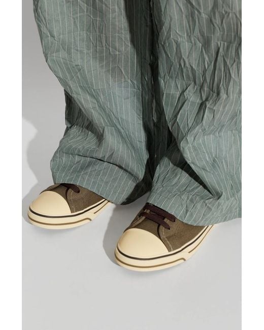 Dolce & Gabbana Green Round Toe Sports Shoes for men