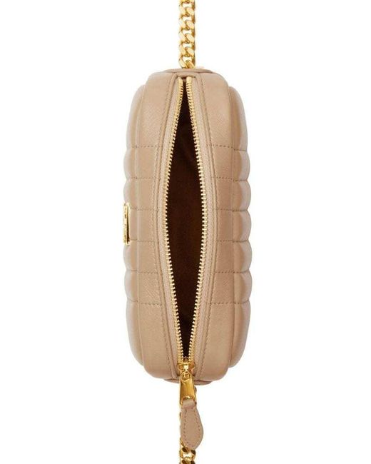 Burberry Natural Quilted Mini Lola Camera Bag
