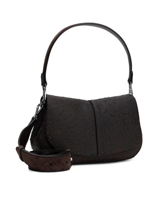 Gianni Chiarini Black Flap Shoulder Bag