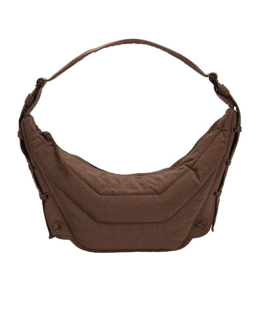 Lemaire Brown Small Soft Game Shoulder Bag for men