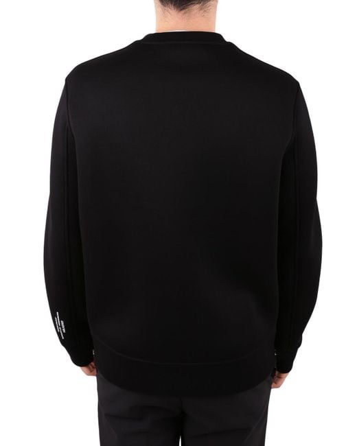 Neil Barrett Black Frontal Impact Color Printing Detail Hoodie for men