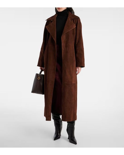 Nour Hammour Brown Belted Coat