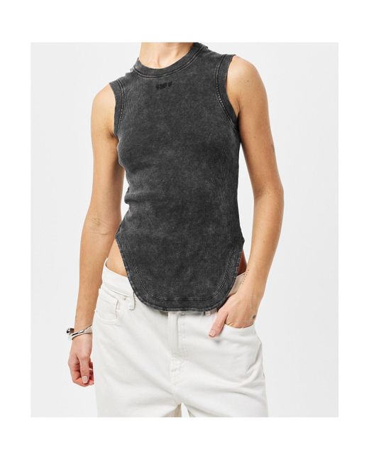 Off-White c/o Virgil Abloh Black Fitted Tank Top