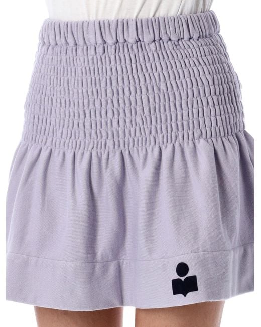 Isabel Marant Blue Isabel Marant Étoile Pacifica Flared Mini Skirt