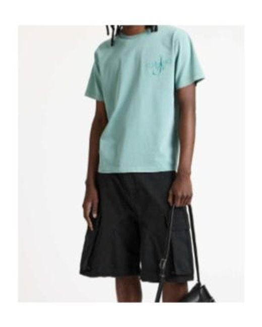 J.W. Anderson Blue Ribbon Anchor T-Shirt for men