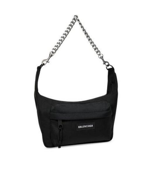 Balenciaga Black Raver Medium Shoulder Bag