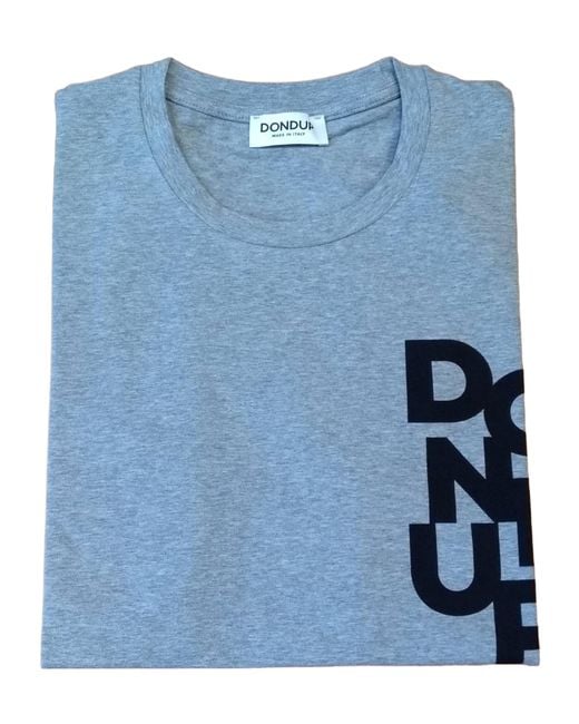 Dondup Blue Logo T-Shirt for men