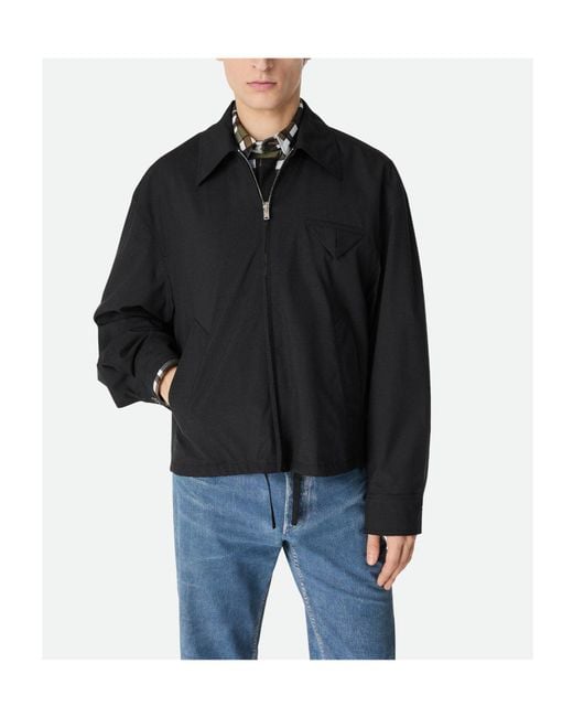 Bottega Veneta Black Stylish Outerwear for men
