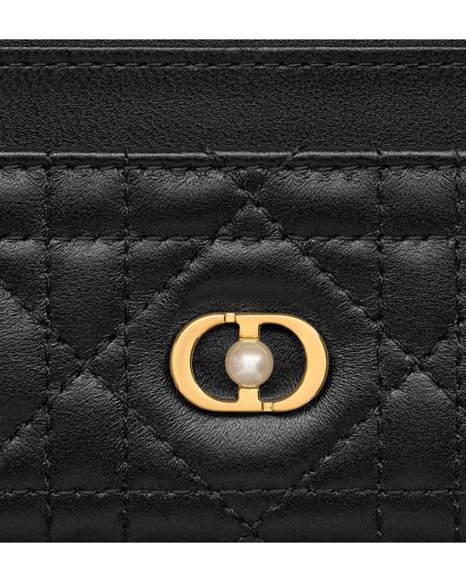 Dior Black Logo Card Holder