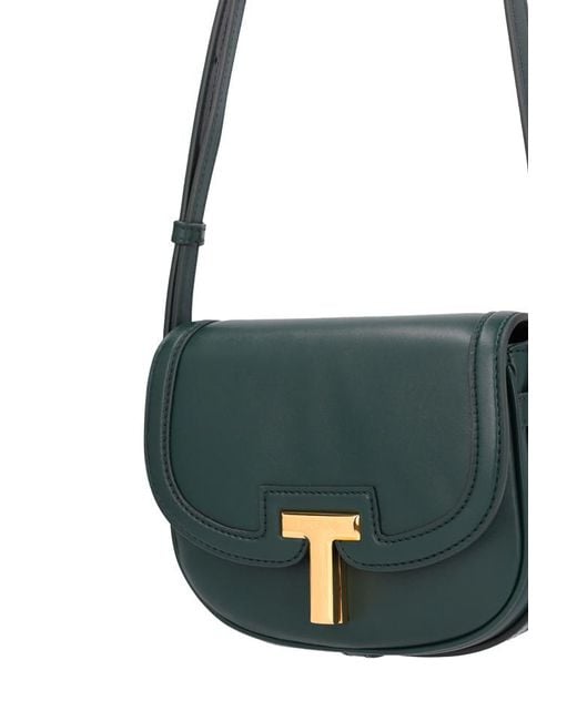 Tom Ford White Mini Flap Shoulder Bag