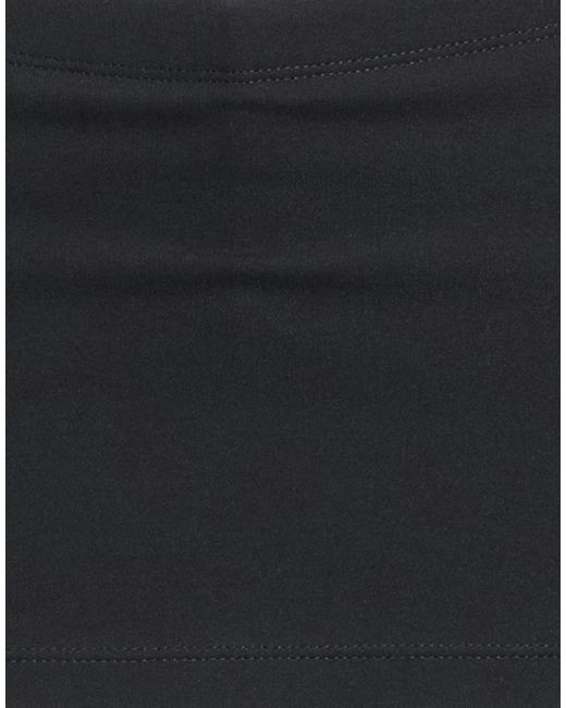 Balenciaga Black Basic Color Split Skirt