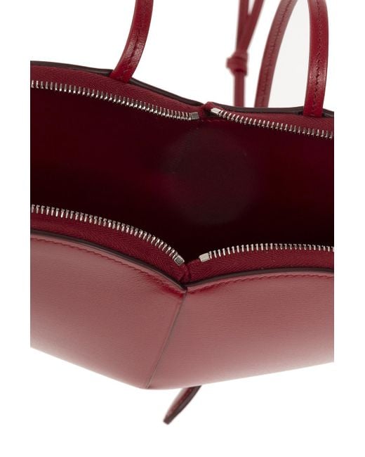 Alaïa Red Alaïa Le Coeur Heart-Shape Crossbody Bag