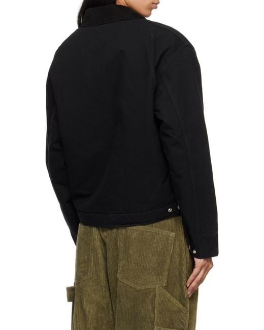 Carhartt Black Og Detroit Zip-Up Jacket