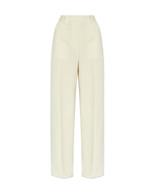 Theory White Admiral Straight Trousers