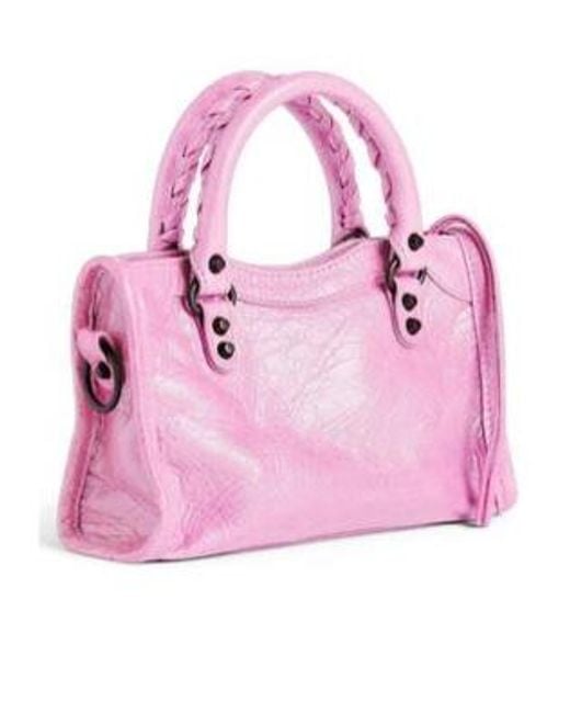 Balenciaga Pink Le City Bag Nano