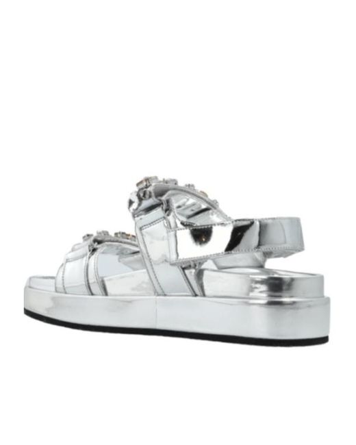 Tory Burch White Kira Sport Sandals