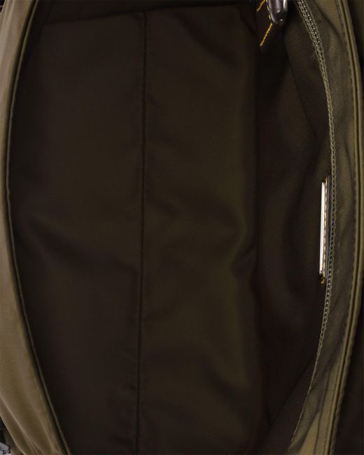 Prada Green Re-Nylon Triangle-Logo Panelled Messenger Bag for men