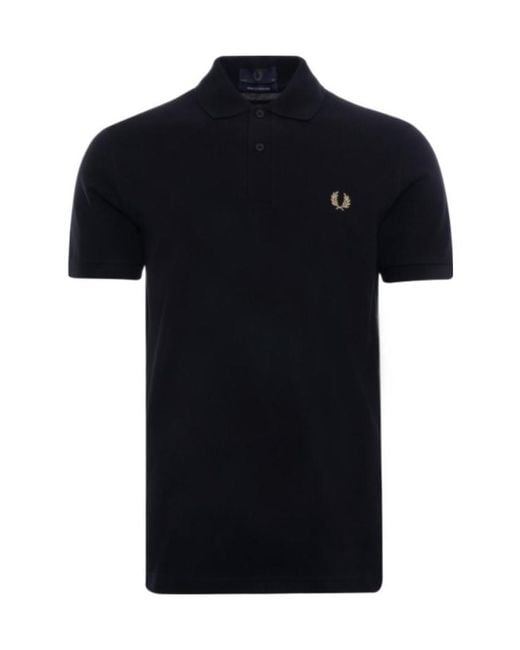 Fred Perry Black M3 Piqué Polo Shirt for men