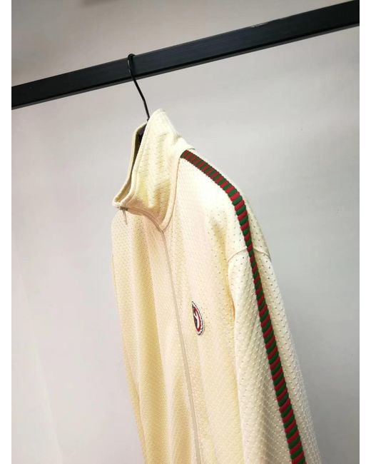 Gucci Natural Braided Trim Track Jacket for men