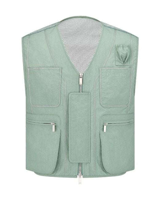 Dior Green Sleeveless Top for men