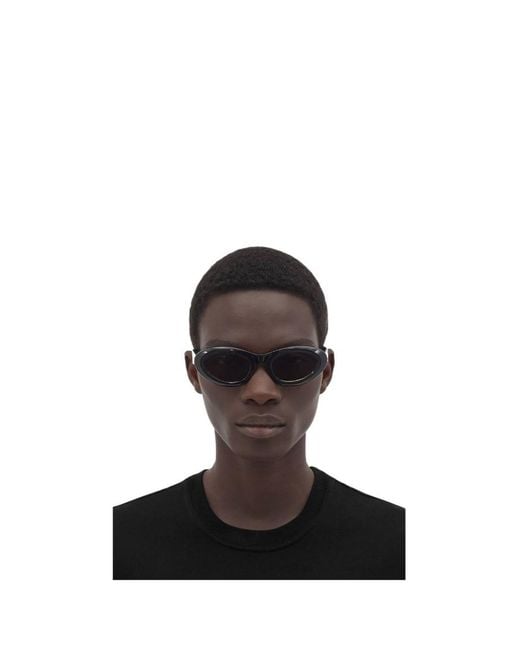 Bottega Veneta White Logo Sunglasses for men