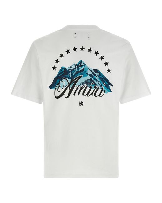 Amiri White T-Shirt With Logo for men