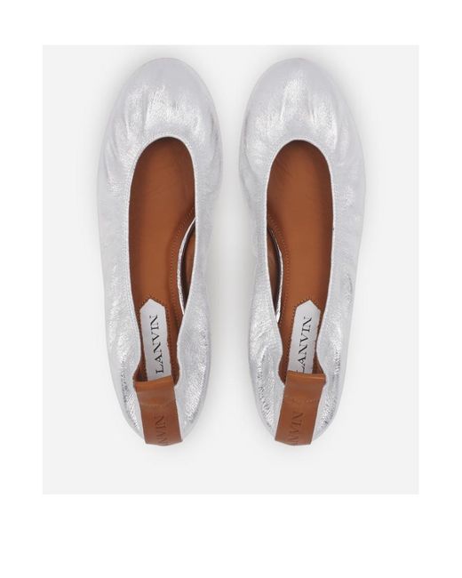 Lanvin White The Ballerina Flat