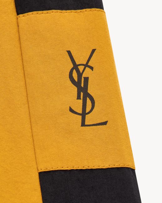 Saint Laurent Yellow Cotton Casandre Shorts