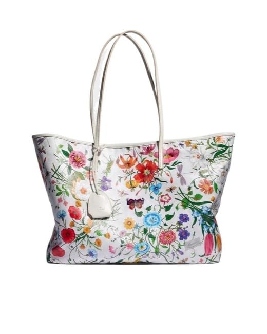Gucci White Tribeca Large Tote Bag
