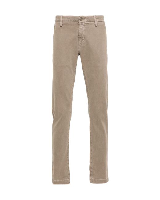 Jacob Cohen Gray Bobby Twill Jeans for men