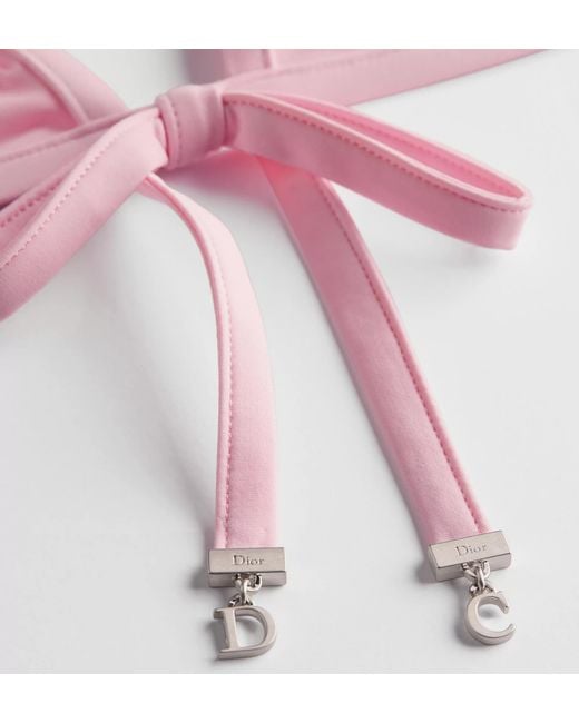Dior Pink Iviera Bikini Top