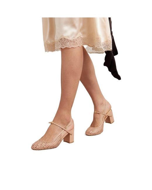 JENNIFER CHAMANDI Pink 65Mm Mattia Heeled Pumps