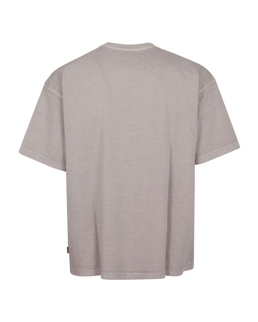 DIESEL Gray T-Boxt-Q22 Faded T-Shirt for men