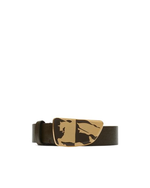 Burberry Black Shield Leather Belt