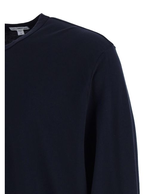 James Perse Blue Round Neck Jumper for men