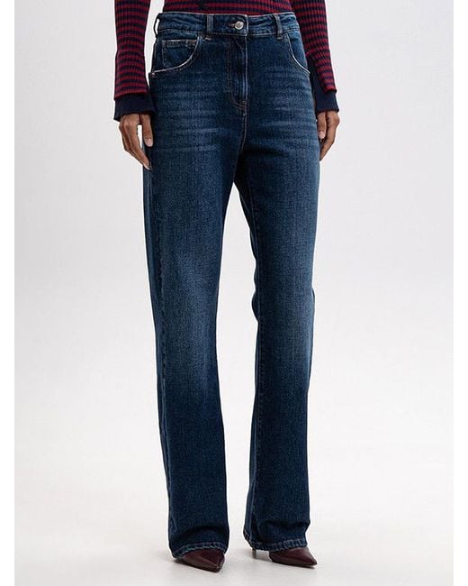 Twinset Blue Five-Pocket Jeans