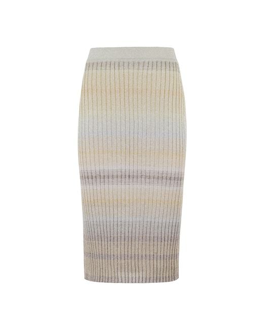 Missoni Gray Elastic Waist Skirt