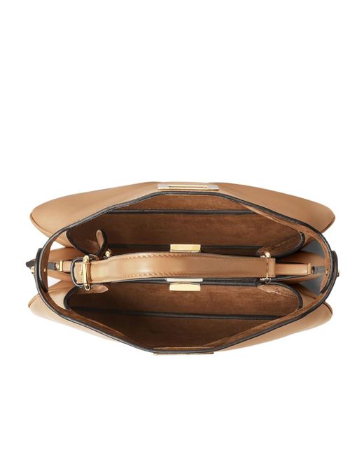 Fendi Metallic Peekaboo Twist-Lock Small Shoulder Bag