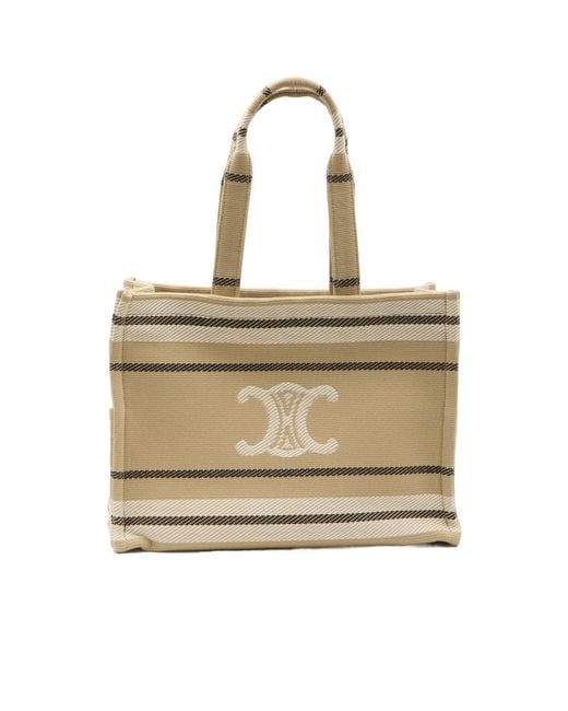 Céline Natural Large Logo Tote