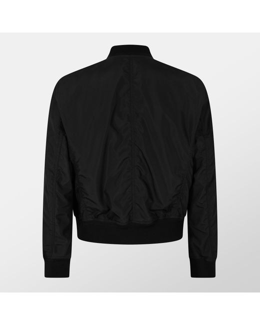 Tom Ford Black Poplin Bomber Jacket for men