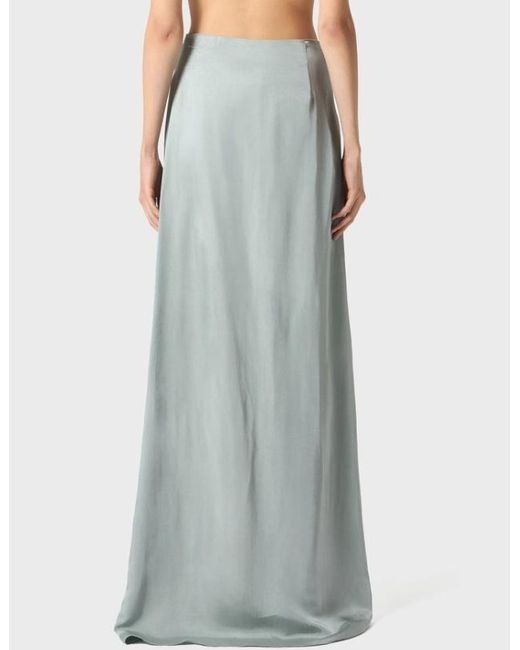 Blumarine Green Pareo-Style Pants