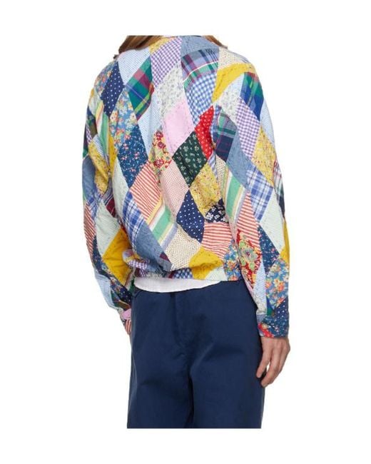 Polo Ralph Lauren Blue Floral Patchwork Jacket for men