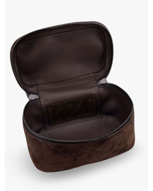 Brunello Cucinelli Black Zipper Shoulder Bag