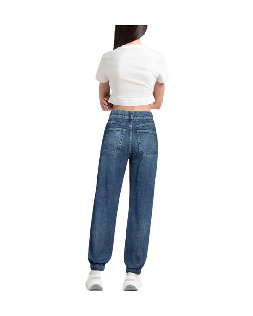 Rag & Bone Blue Plain Colour Sweatpants