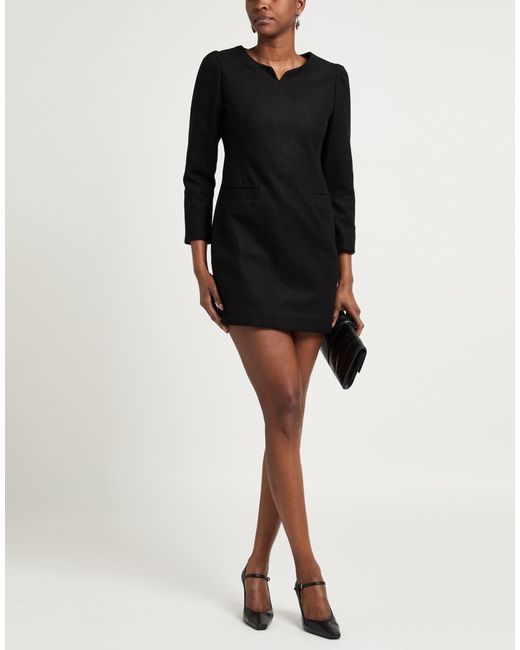 Tory Burch Black Solid Color Dress