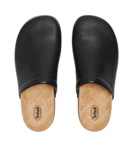 Balenciaga Black X Scholl Flat Mules for men