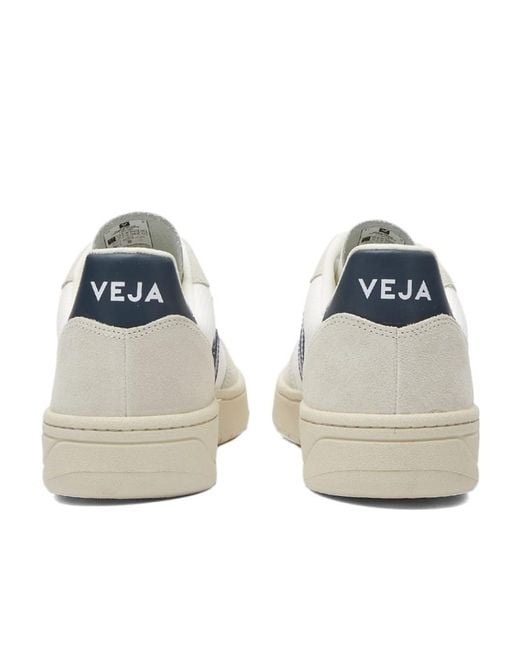Veja White Logo Sports Shoes for men