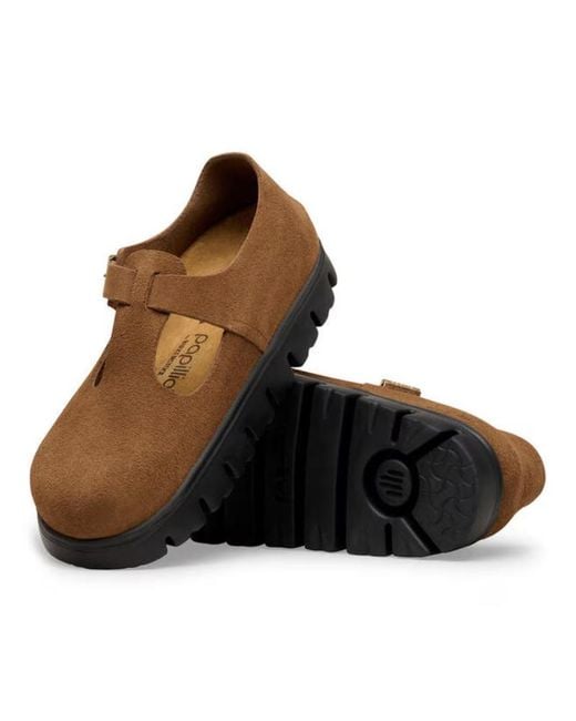 Birkenstock Brown Paris Chunky Mary Jane Sandals